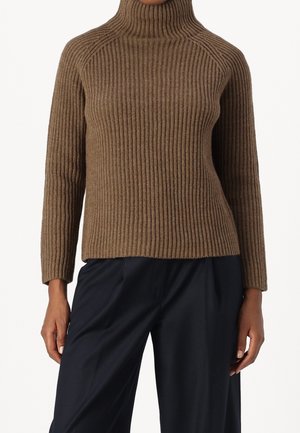 Strickpullover - mottled brown