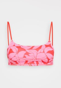 KHLOE BASIC BRALETTE - Bikini pezzo sopra - tomato klaeido