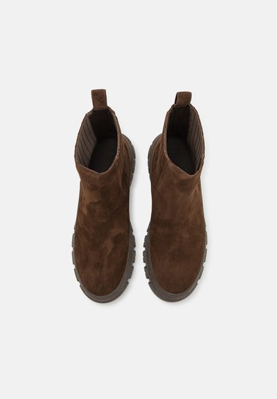 WEEKEND MaxMara GENEPI - Členkové čižmy na platforme - moro