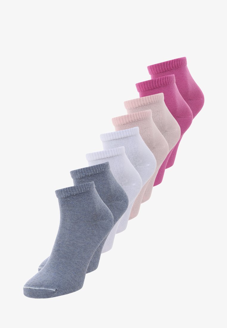 s.Oliver UNISEX ESSENTIALS QUARTER 8PACK - Calze - super pink
