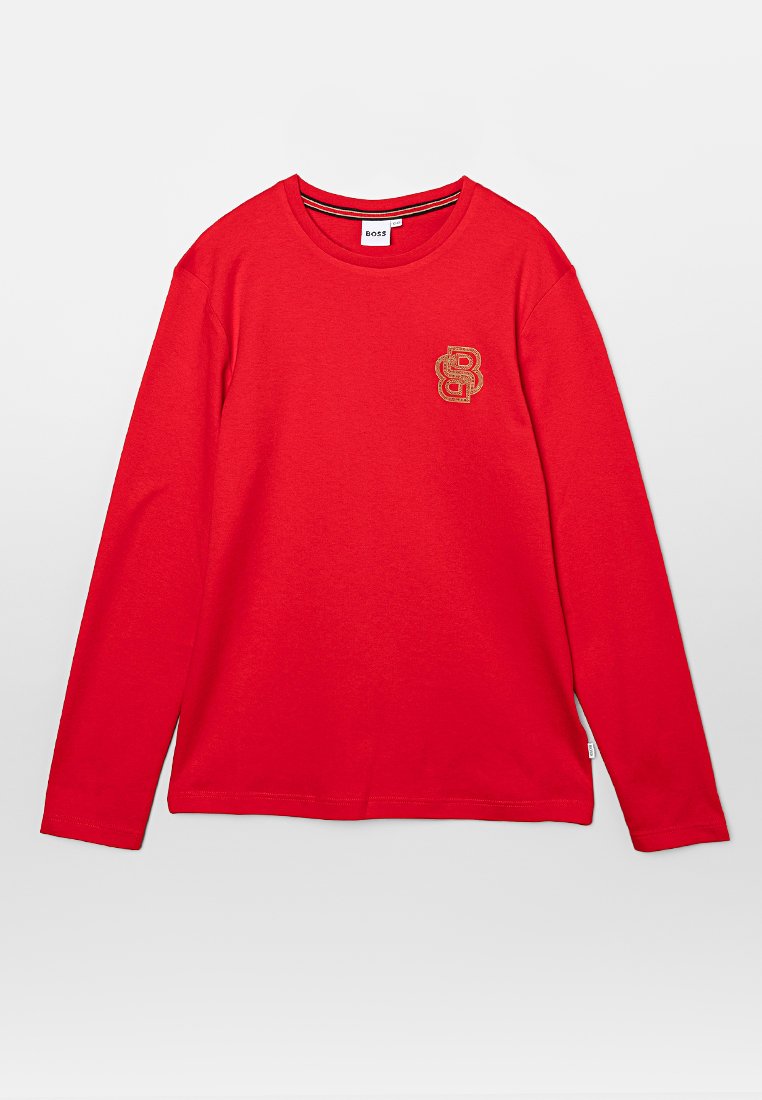 BOSS Kidswear Longsleeve rood BOSS Kidswear Longsleeve rood