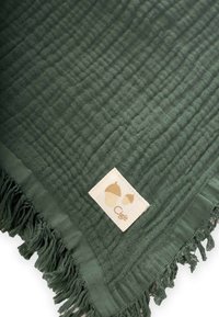 Cigit FOUR LAYER  - Muslin blanket - dark green