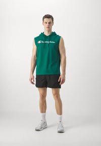 Champion ICONS HOODED SLEEVELESS - Top - dark green