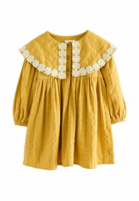 Next REGULAR FIT DAISY COLLAR  - Blusenkleid - ochre yellow