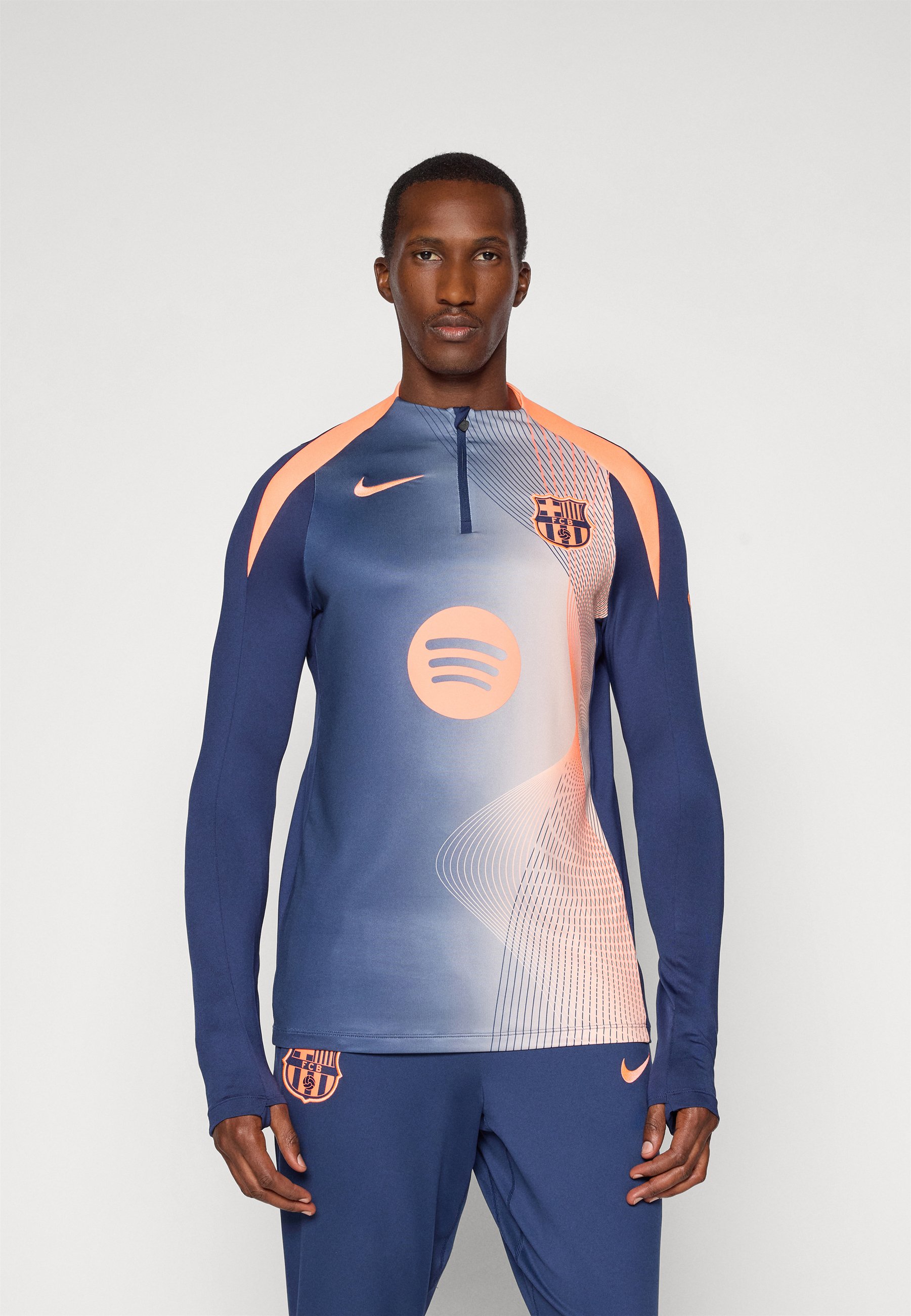 Nike Performance FC BARCELONA STRIKE THIRD - Longsleeve - midnight
