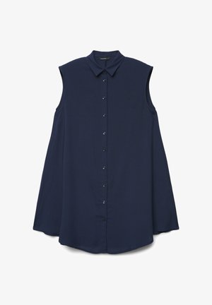 Calliope, CAMICIA TINTA UNITA - Abito a camicia - blu notte