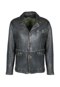 MR DETROIT-FN - Leren jas - used black