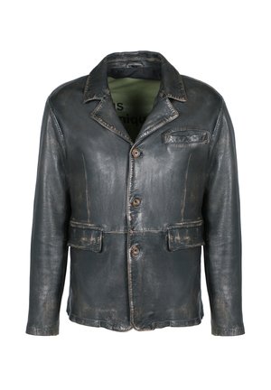 Freaky Nation MR DETROIT-FN - Chaqueta de cuero - used black