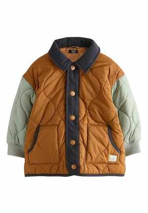 Next, COLOURBLOCK LIGHTWEIGHT QUILTED JACKET - Wintermantel - rust brown