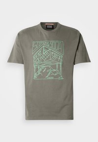 Scotch & Soda RELAXED FIT LOGO - Print T-shirt - thyme