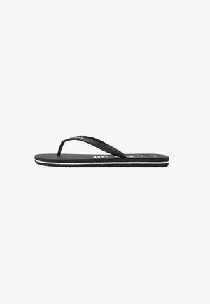 PROFILE LOGO  - T-bar sandals - black out