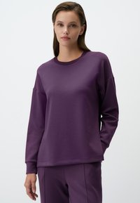 CREW NECK LONG SLEEVED - Sweater - purple