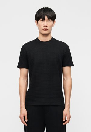 Nyomott mintás póló - black