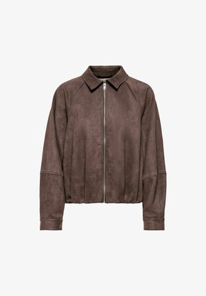 JDY, BOMBER JACKET JDYCORA BOMBER JACKET - Veste en similicuir - bracken