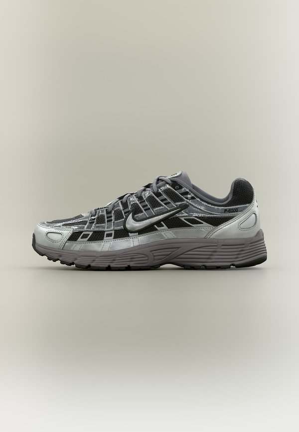 P-6000 UNISEX - Pantofi sport - black/metallic silver-coloured/pencil point/dark grey