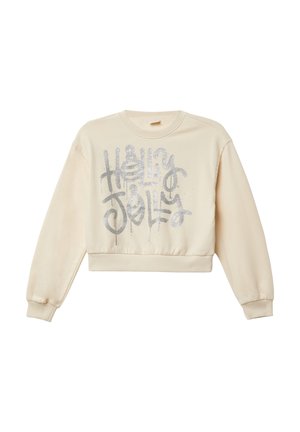 Sweatshirt - helles beige