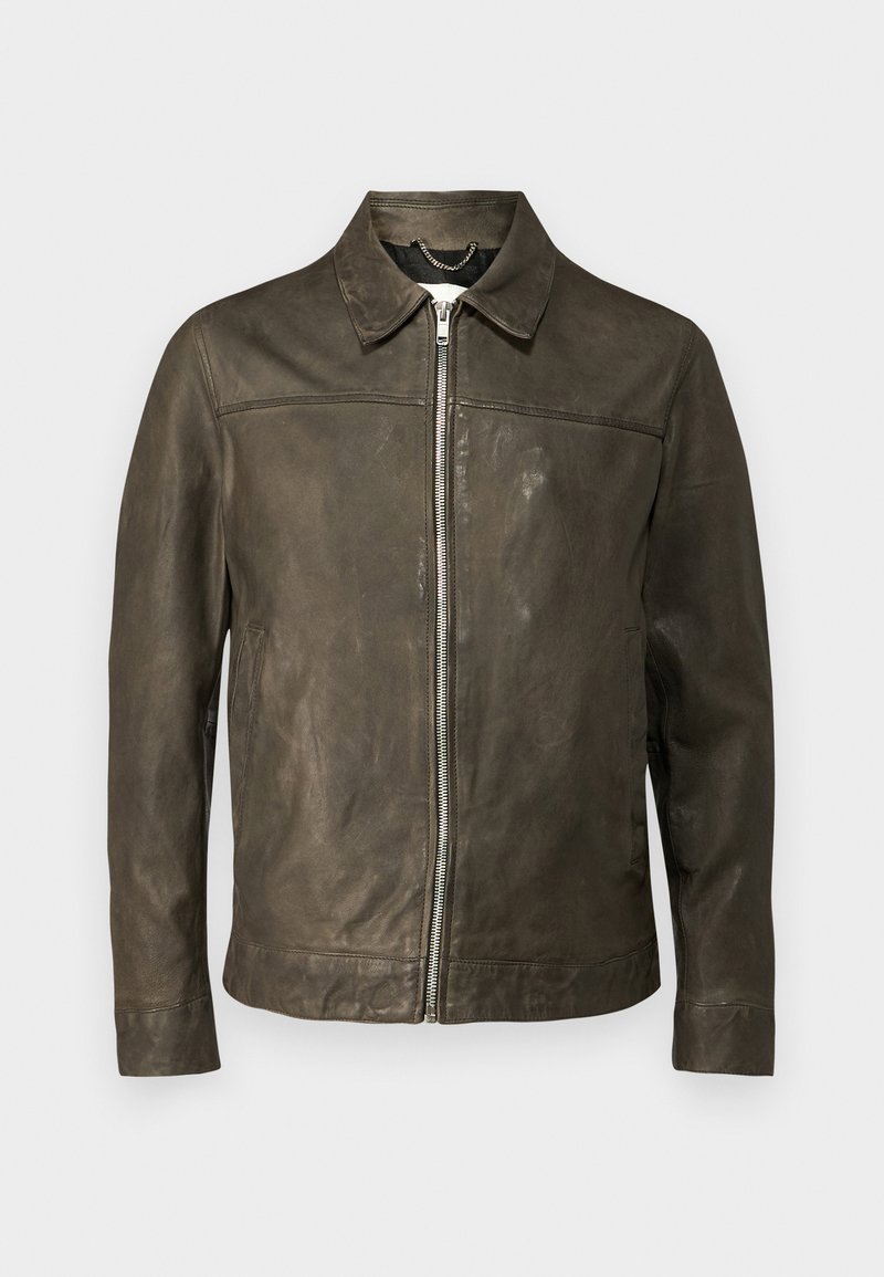 Leather Jacket Lederjacke Drykorn Bomberjacke Drykorn Lederjacken