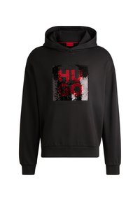 HUGO DESEQINO - Jersey con capucha - black