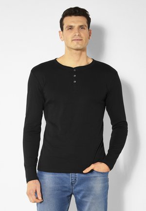 H.I.S Langarmshirt - schwarz