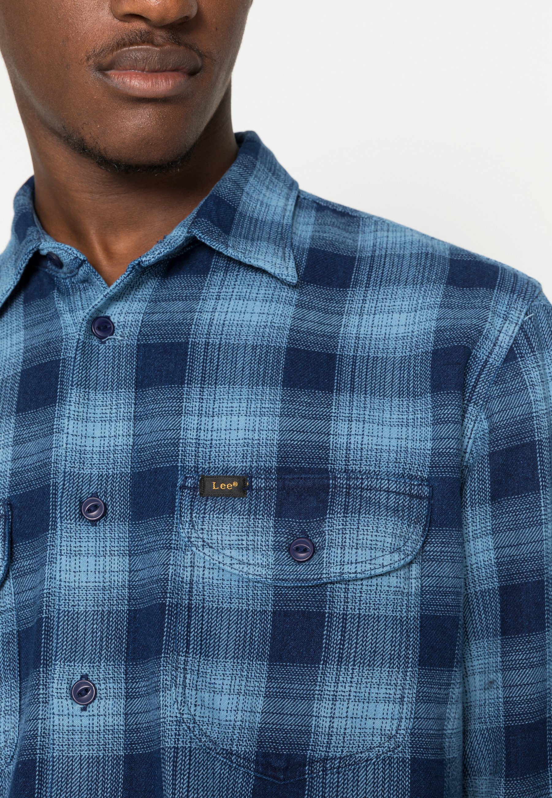 lee indigo shirt