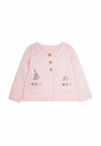 JoJo Maman Bébé - BUNNY APPLIQUE PET IN POCKET - REGULAR FIT - Vesta na kopčanje - pink bunny Minijatura 1