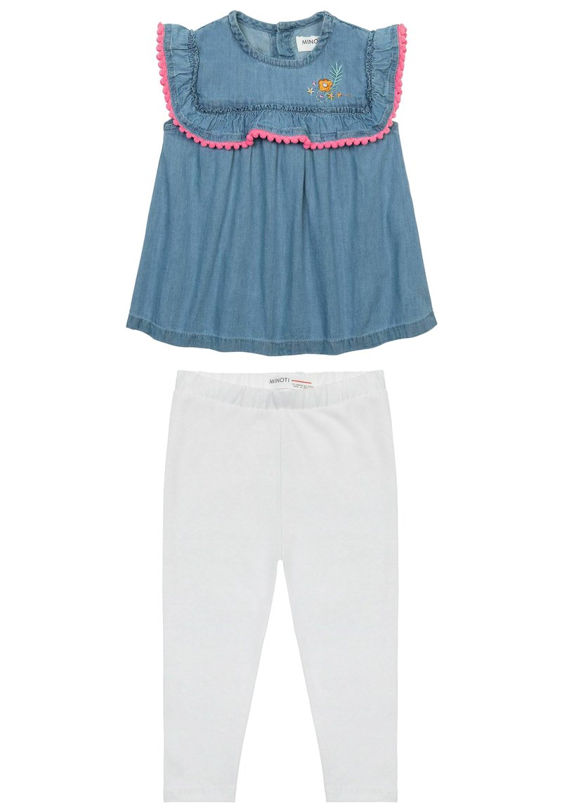 MINOTI Tights lichtblauw denim MINOTI Tights lichtblauw denim