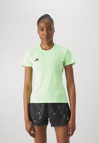 adidas Performance ADIZERO TEE - Spordi T-särk - green spark