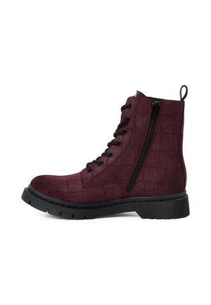 Tamaris, Plateaustiefelette - bordeaux croco