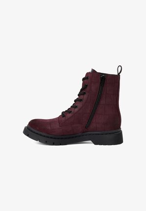 Tamaris, Plateaustiefelette - bordeaux croco