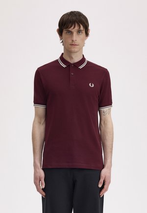 Fred Perry TWIN TIPPED - Polo majica - oxblood