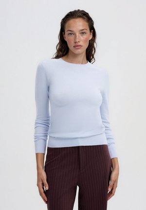 Terranova, MAGLIA TINTA UNITA - Maglione - celeste chiaro