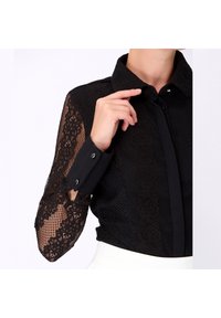 Smart and Joy AJUSTÉ À MANCHES LONGUES - Chemisier - noir