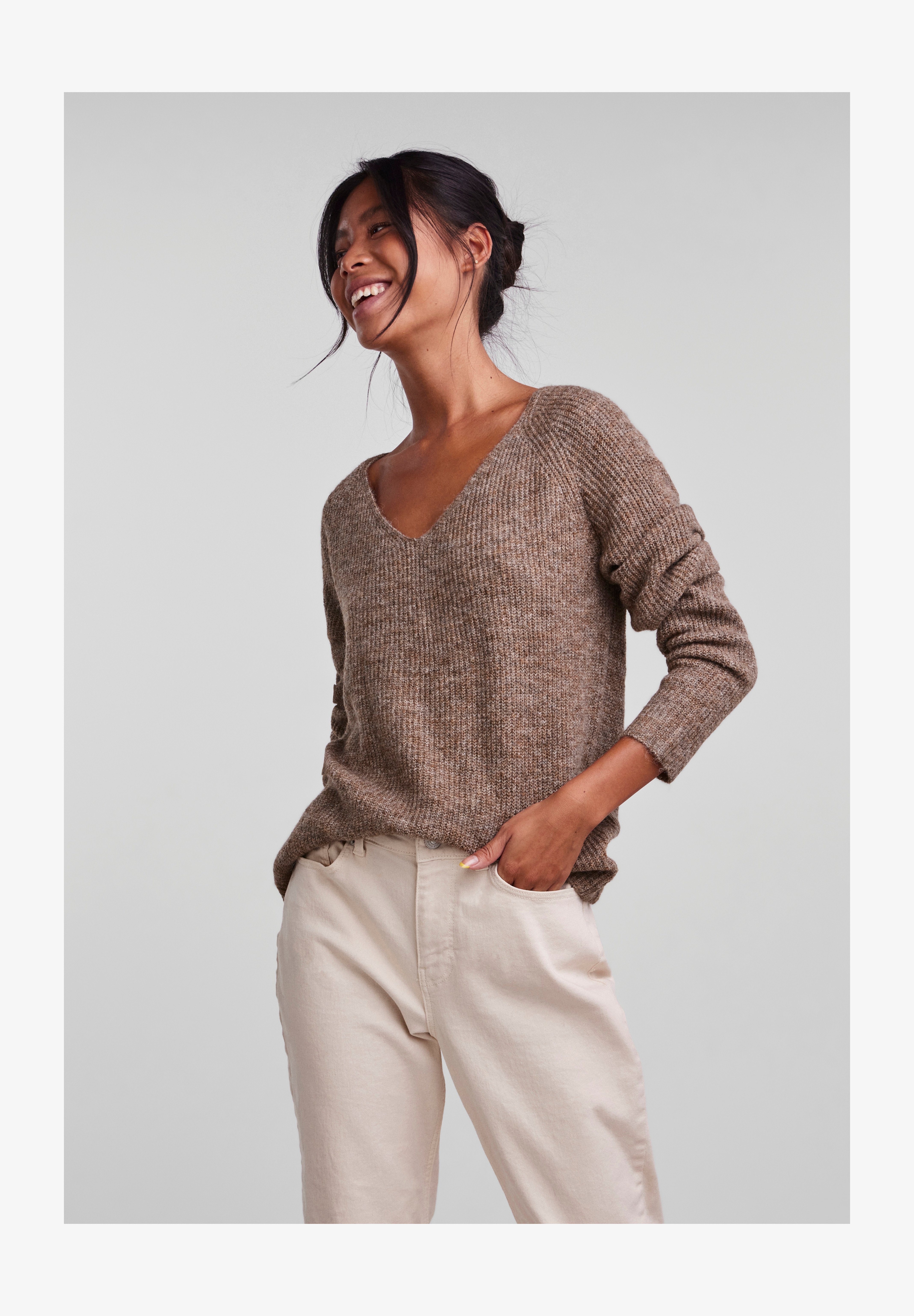 PIECES Pullover PCELLEN - Maglia Donna In Maglia Morbida, Taglio Classico