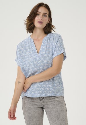 KAANO - Blouse - blue moonstruck print