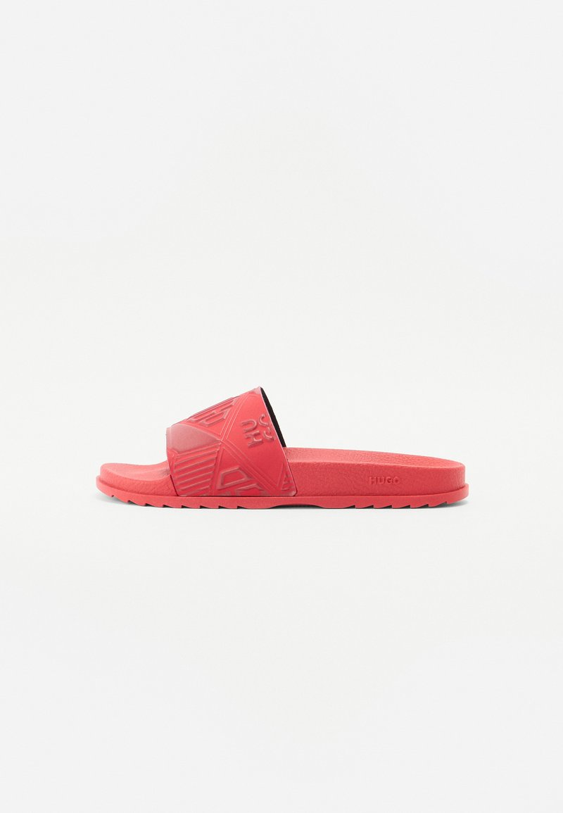 HUGO MATCH IT - Sandalias planas - medium red/rojo - Zalando.es