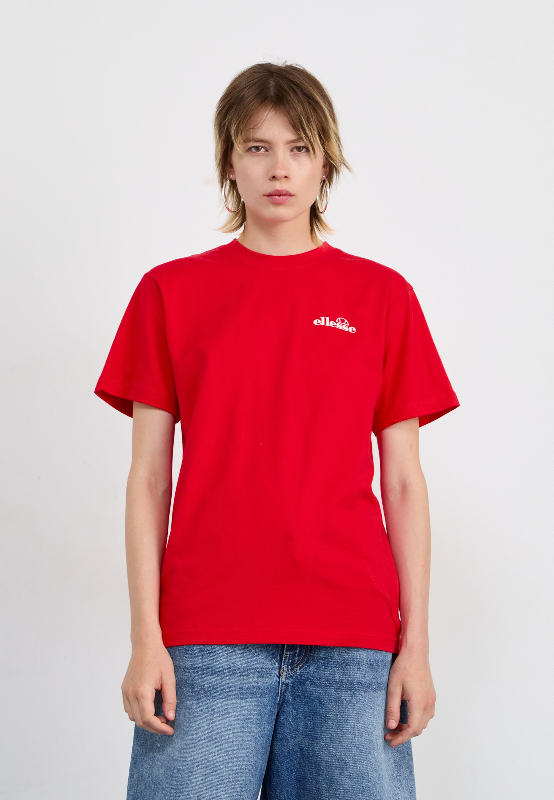 売れ筋商品|||エレッセ Tシャツ レディース トップス SOVERATO TEE - Print T-shirt - red Ellesse SOVERATO TEE - T-shirt print - red/rood - Zalando.nl