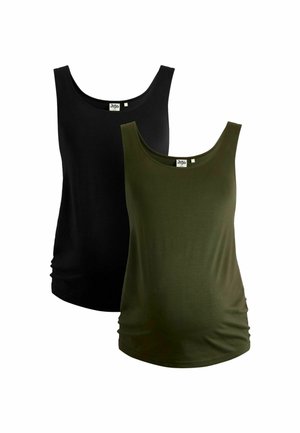 MATERNITY FIT - 2-PACK - Top - khaki green