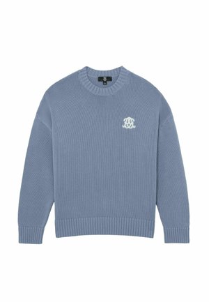 Reiss, REGULAR FIT - KENDI MONOGRAM-EMBROIDERED RELAXED JUMPER . - Jersey de punto - powder blue