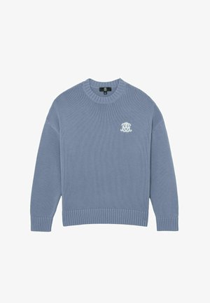 Reiss, REGULAR FIT - KENDI MONOGRAM-EMBROIDERED RELAXED JUMPER . - Jersey de punto - powder blue