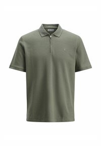 JJEAUSTIN ZIP SS NOOS - Polo - agave green