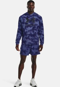 Under Armour UA RIVAL TERRY 6IN - Kurze Sporthose - sonar blue