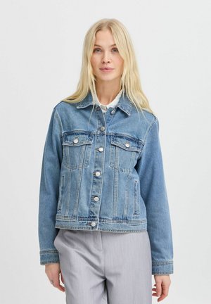 b.young BYKERINA - Traper jakna - mid blue denim