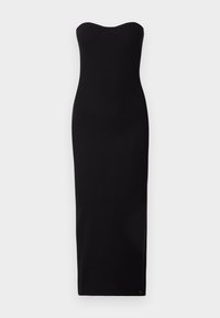 LABEL SLEEVELESS DRESS - Džersio suknelė - black