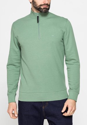 Carrera Jeans, HALF-ZIP SWEATSHIRT LIGHT - Felpa - green