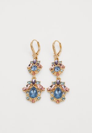 CLUSTER DROP  - Earrings - gold-coloured/blue