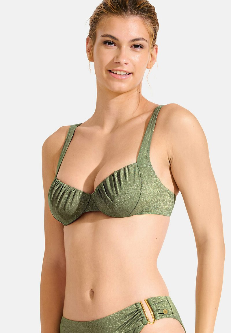 Lisca ARMATURÉ IMPERIA - Haut de bikini - kaki