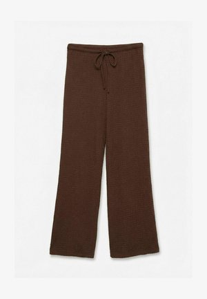 Vero Moda Curve, HOSE VMANITA HOHE TAILLE HOSE - Nadrágok - cocoa brown