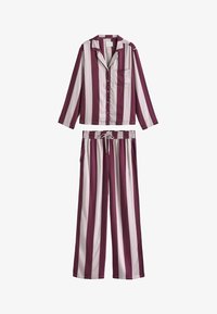 Selezionato, berry red stripe