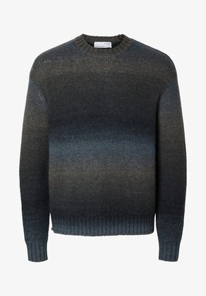 Selected, SLHGAARD RELAXED CREW NECK - Πουλόβερ - sky captain