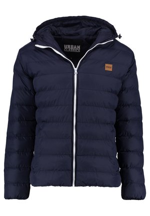 BASIC BUBBLE JACKET - Winter jacket - navy/white/navy